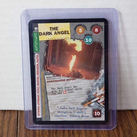 1997 The X-Files Collectible Card Game The Dark Angel Promo Card - Picture 1 of 4